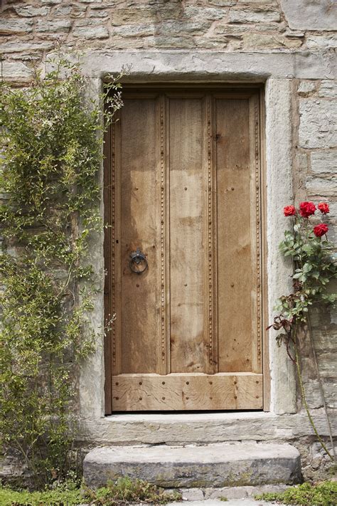 Traditional Handcrafted Oak Door Rustic Doors Doors Oak Exterior Doors