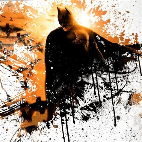 Batman Splatter Canvas Art Batman Stuff Batman Canvas Batman