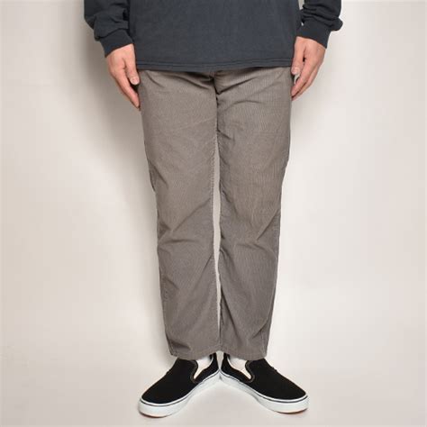 ・levi s customized 519 shortened length corduroy pants リーバイス 519コーデュロイパンツ グレー サイズw34 [z 6950