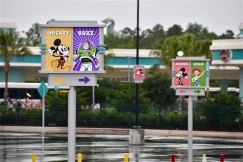 New Character Parking Lot Signs At Disneys Hollywood Studios And Bus