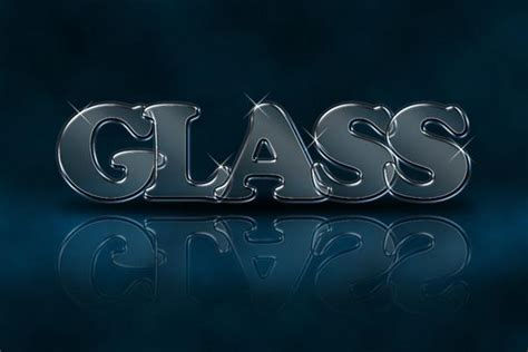 Great Collection Of Glass Text Photoshop Tutorials Psddude