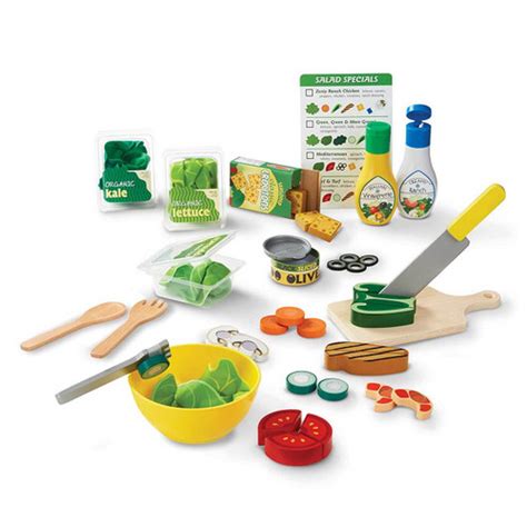 Melissa And Doug Slice And Toss Salad Set Pretend Play Buy Food Toys Online