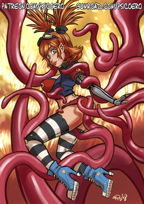 Gaige X Tentacles By Psicoero Hentai Foundry