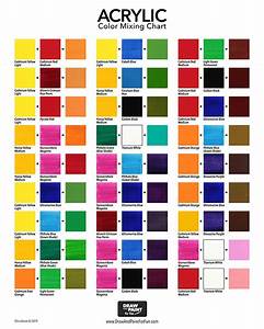 Acrylic Color Mixing Chart Free Pdf Download Draw And Paint For Fun