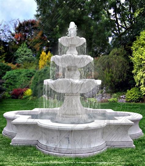 The Description For This Beautiful Marble Fountain Is Not Available At