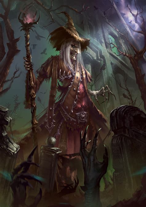 Witch Necromancy By Borisdigitalartist On Deviantart Fantasy Witch