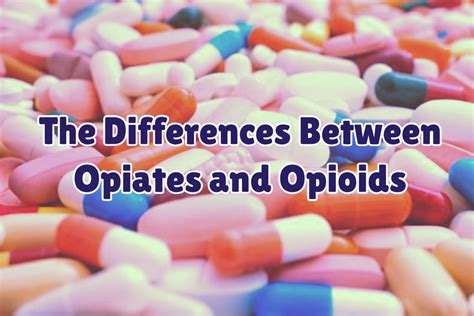 what are the main differences between opiates and opioids