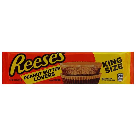 Reeses Peanut Butter Cups Peanut Butter Lovers King Size Shop Candy At H E B