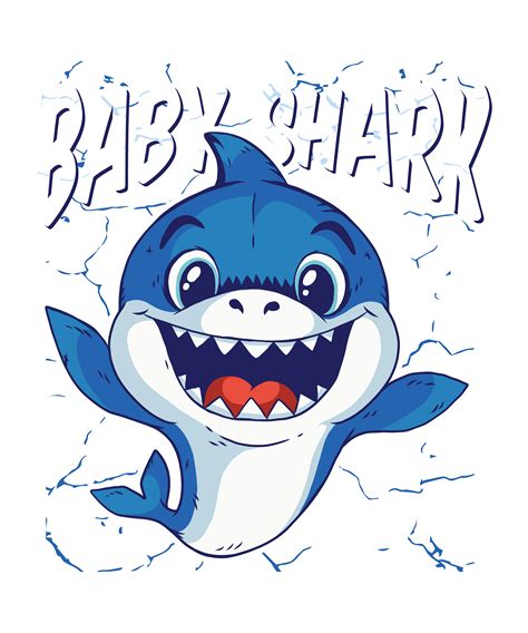 Baby Shark Dein Süßer Begleiter Shark Art Shark Drawing Shark