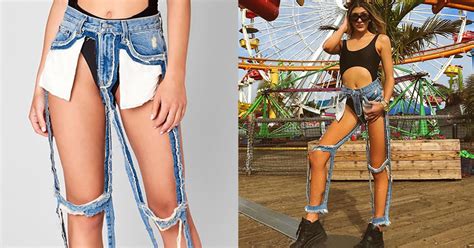 These Extreme Cut Out Jeans Will Make You Feel Like You D Never Understand Fashion