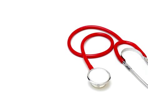 Standard Medical Stethoscope Isolated On A White Background 2191126