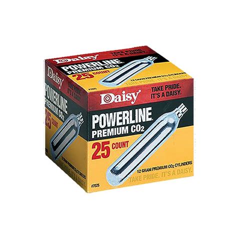 Daisy PowerLine Premium CO2 Cartridge 12 Grams 15 Pack 7015