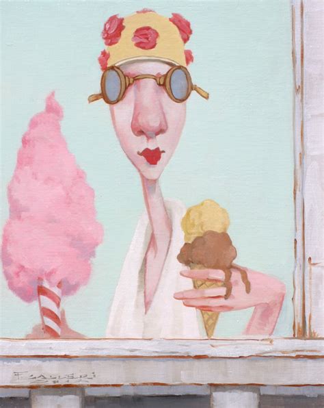 Fred Calleri Napkin Quirky Art Whimsical Art Illustration Art