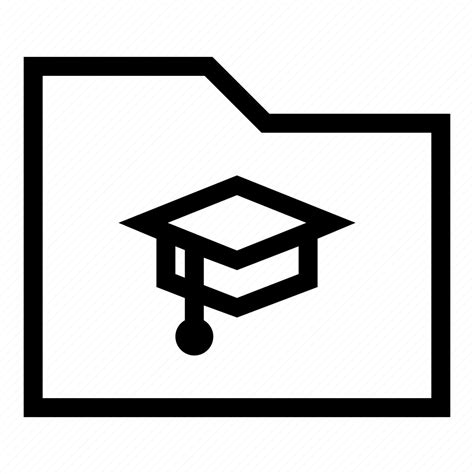 Folder Graduation School University Icon Download On Iconfinder