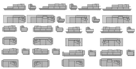 Dynamic Multiple Sofa Set Elevation 2d Blocks Drawing Details Dwg File