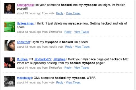 Spammers Running Wild In Latest Myspace Phishing Attack Techcrunch