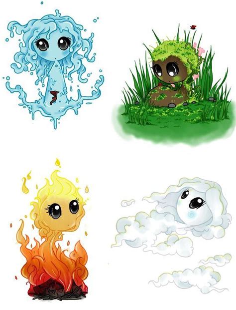 The Elements By Art Forarts On Deviantart Cute