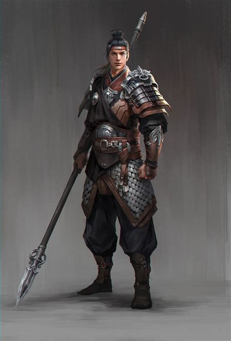 Pin By Unsu On Dandd Pcs Or Npcs Chinese Warrior Concept Art