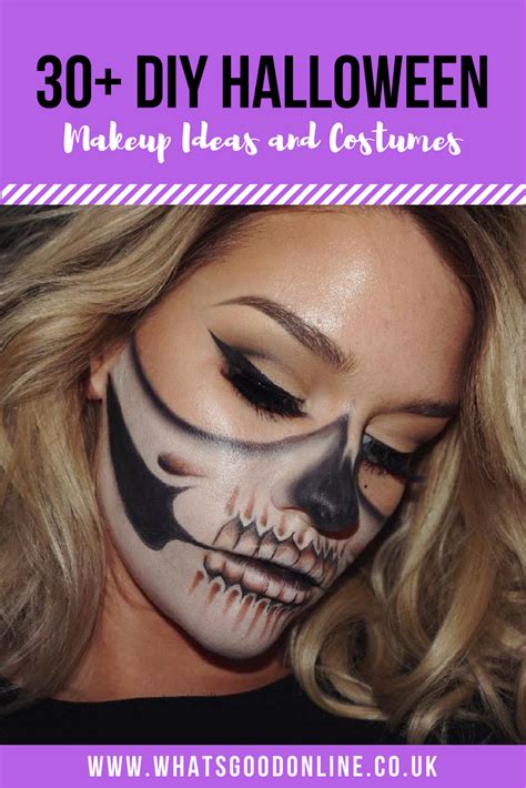 11 Easy Diy Halloween Makeup Ideas Whats Good Halloween Makeup