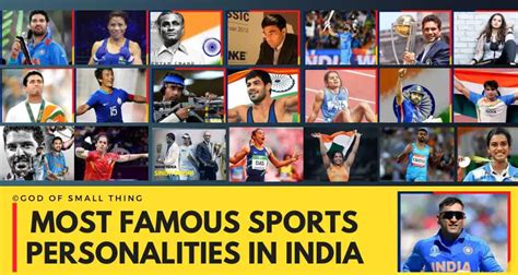 Top 50 Most Famous Sports Personalities In India God Of Small Thing