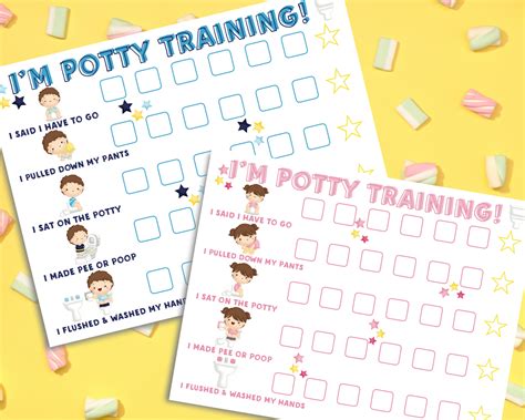 Free Printable Potty Training Chart Just Simply Mom