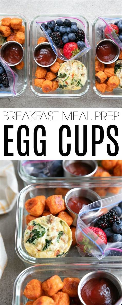 Muffin Egg Cups Breakfast Meal Prep Recipe Breakfast Recipes