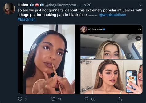 Tiktok Star Addison Rae Accused Of Blackfishing