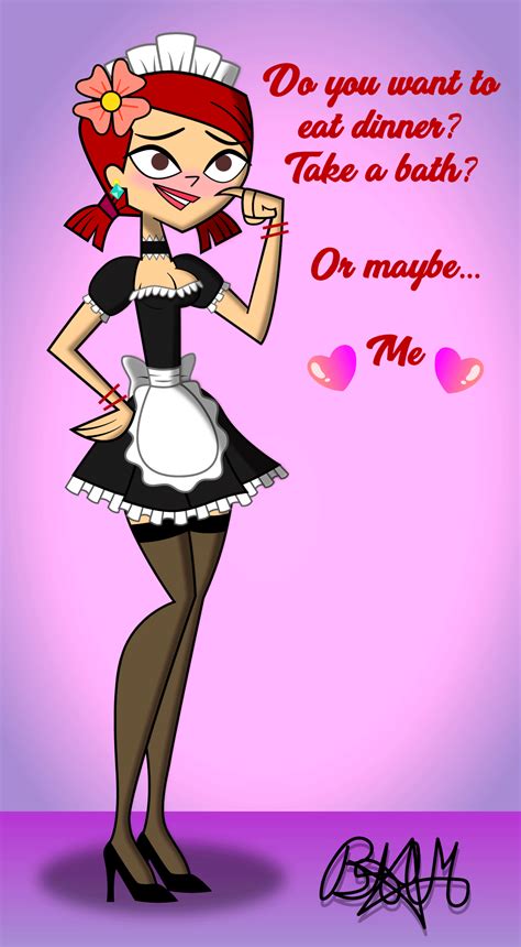 total drama sweet redhead maid by astral btlm on deviantart