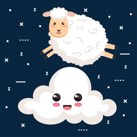 Counting Sheep Backgrounds Illustrations Royalty Free Vector Graphics