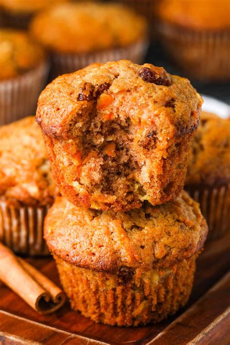 Soft And Moist Carrot Muffins Nutritious And Filling Spend With Pennies