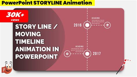 81story Line Animation Powerpoint Moving Timeline Animation Youtube