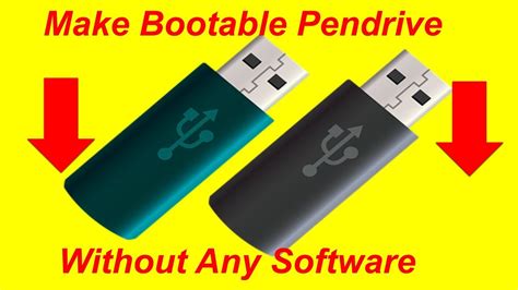 How To Create Bootable Usb Without Any Software In Windows 10 Using