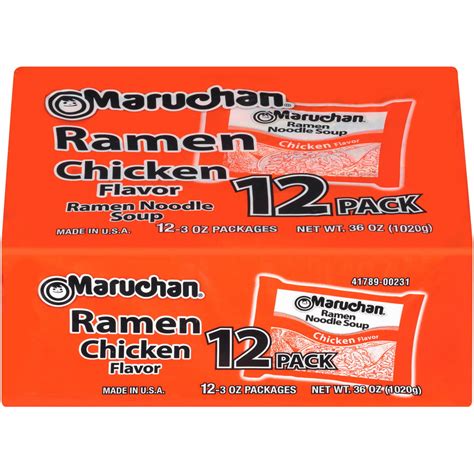 Maruchan Ramen Chicken Flavor 12 Ct 3 Oz