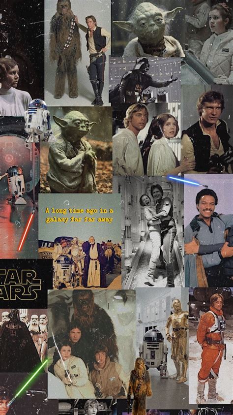 Star Wars Collage With Many Different Pictures