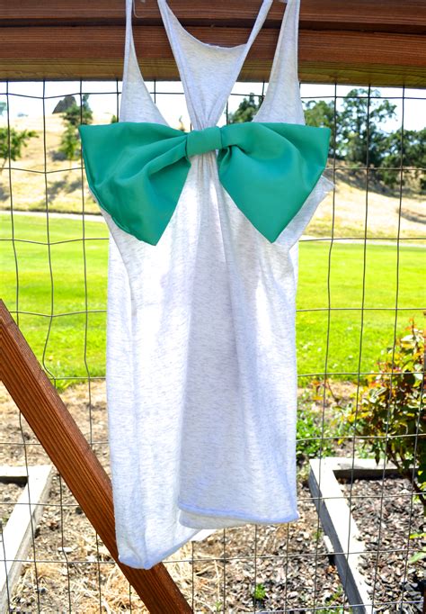 Diy Bow Back Shirt A Cute And Fun Way To Personalize Your Clothing