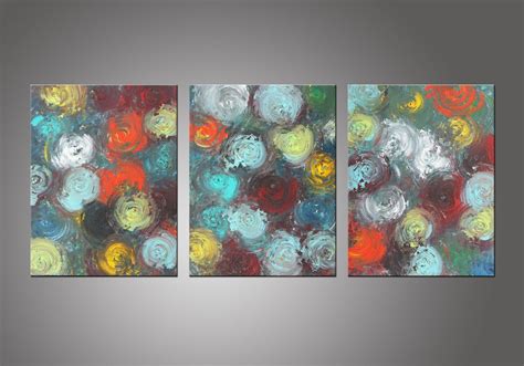 Another Nice Abstract Tryptich By Hwinfield On Etsy Abstract Triptych