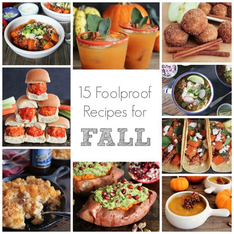 15 Foolproof Recipes For Fall Domesticate Me