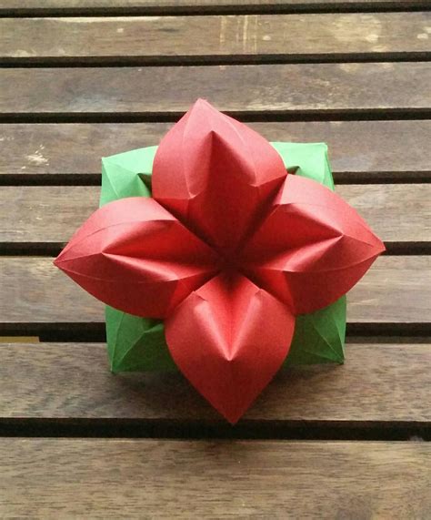 Los Chiribiquis De Winga Flor De Origami De 4 Pétalos