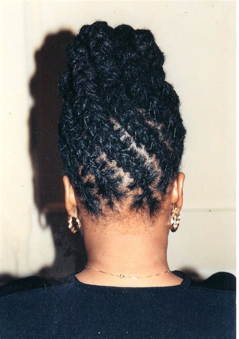 African Braid Updo Hairstyles
