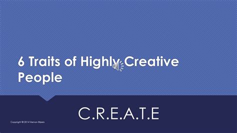 6 Traits Of Highly Creative People