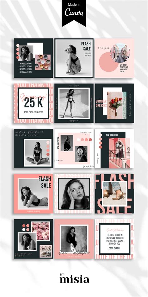 Art Collectibles Instagram Canva Template Instagram Post Template