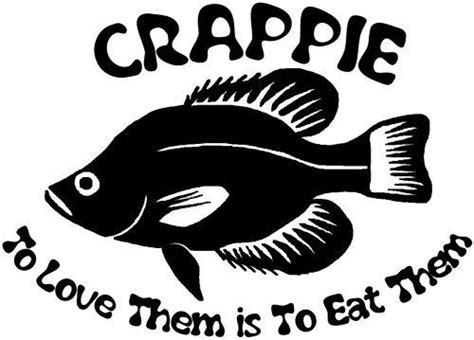 Crappie Fishing Decal Custom Decal Sticker