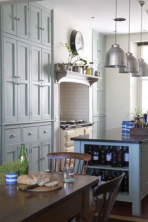 Modern Country Style Modern Country Kitchen In Farrow And Ball Green