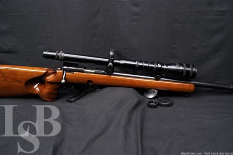 Custom Winchester Model 52c 52 C 22 Lr Bolt Action Target Rifle 1956