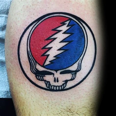 50 Grateful Dead Tattoo Designs For Men Rock Band Ink Ideas