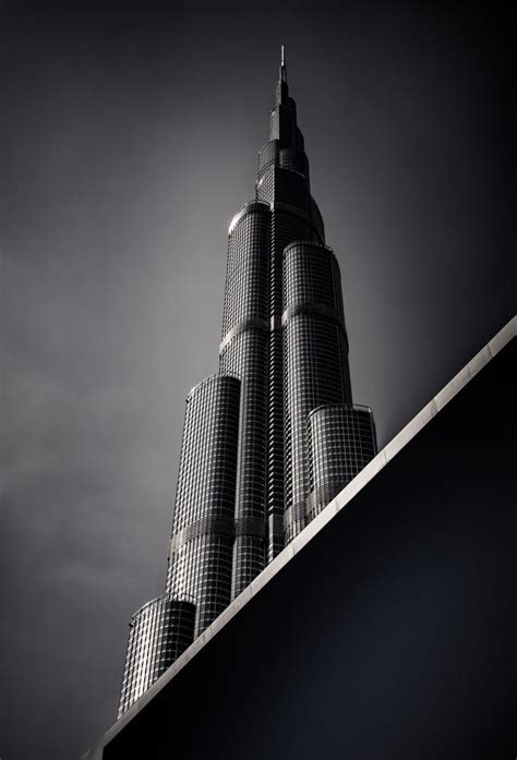 Burj Khalifa By Ute Scherhag Black Hd Wallpaper Travel Poster Design