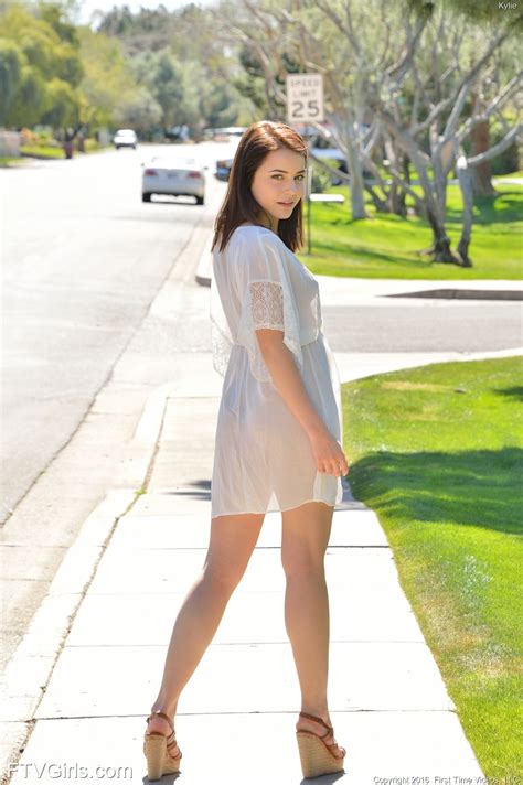 Kylie Quinn In Sheer White Dress By Ftv Girls Erotic Beauties