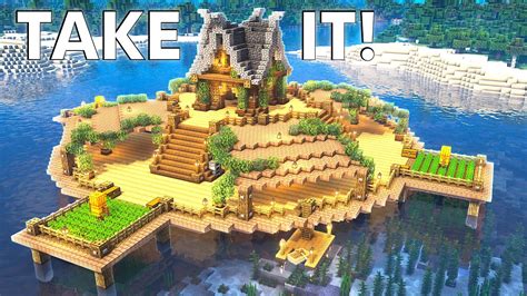Minecraft Base On A Lake With Free World Download Youtube