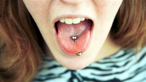 Ban On Tongue Piercing For Under 18s Passed By Ams Bbc News