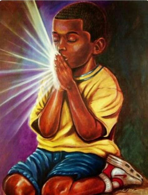 Praying Black Art Painting Black Love Art African American Art